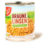 Braune Linsen