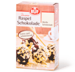 Weiße Raspelschokolade