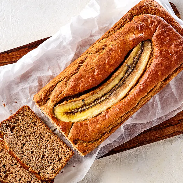 Bananenbrot mit Erdnussbutter