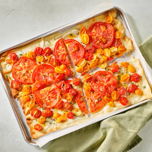 Tomaten-Flammkuchen
