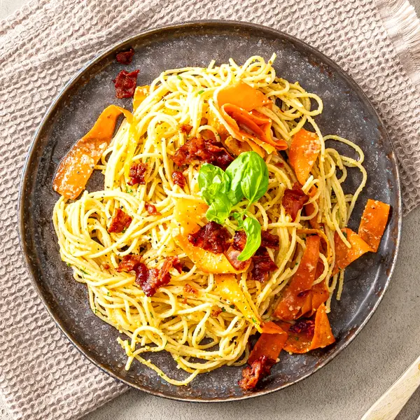 Möhren-Carbonara