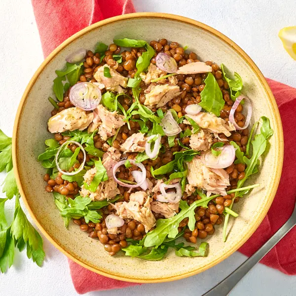 Linsen-Thunfisch-Salat