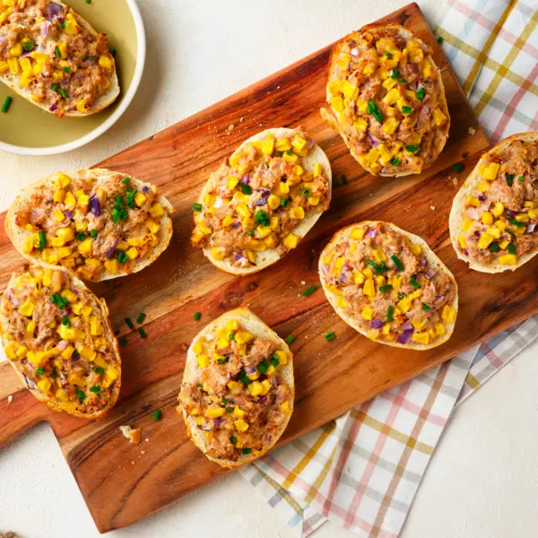 Pizzabrötchen mit Thunfisch