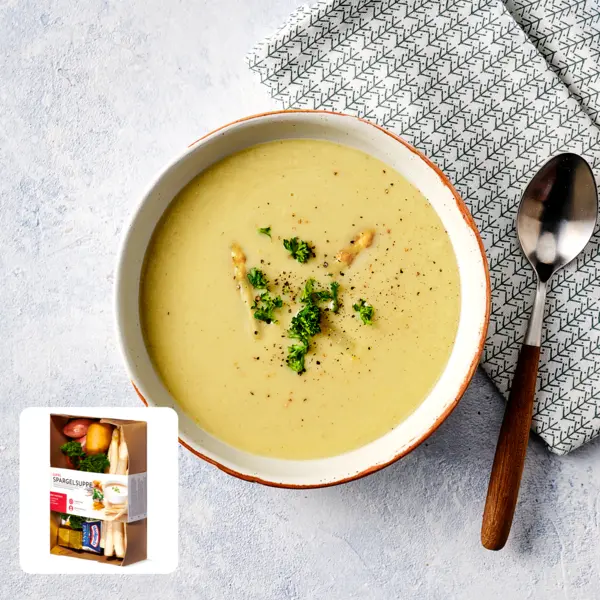 Spargelsuppe (Kochbox)