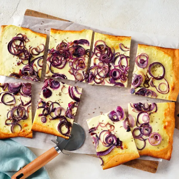 Schneller Zwiebelkuchen