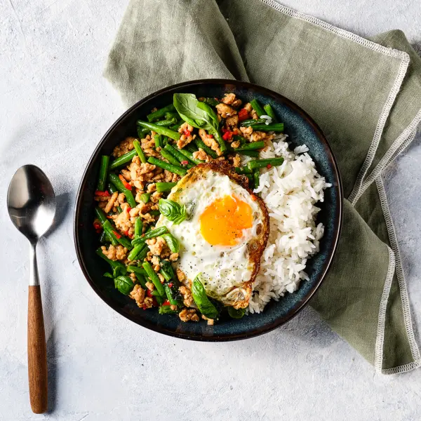 Asiatische Reis-Pfanne mit Spiegelei | Kochen Mit Picnic