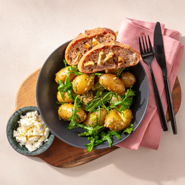 Lauwarmer Pellkartoffelsalat