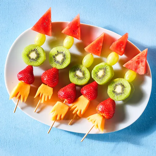 Raketen-Frucht-Spieße