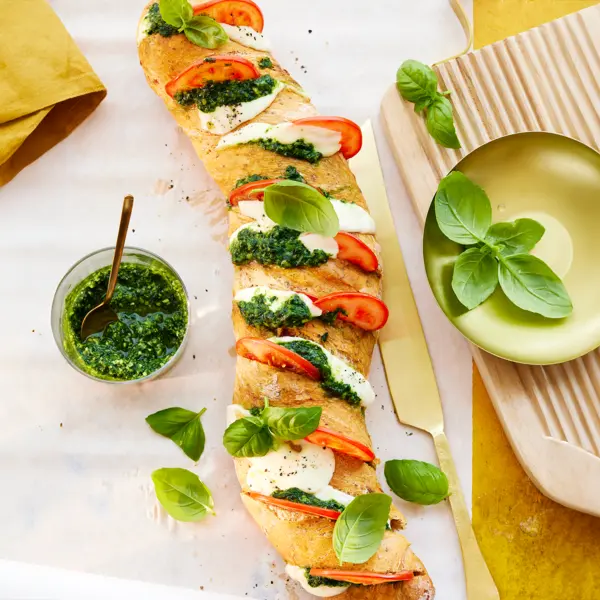 Caprese-Baguette
