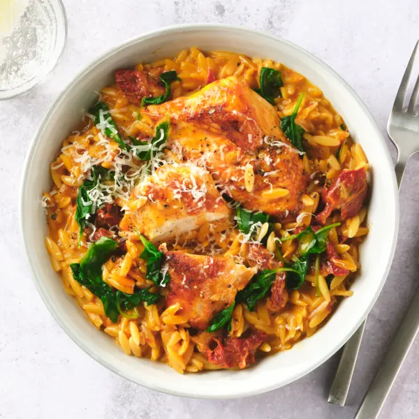 One-Pot Hähnchen mit Kritharaki