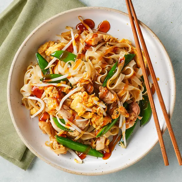 Pad Thai mit Hühnchen