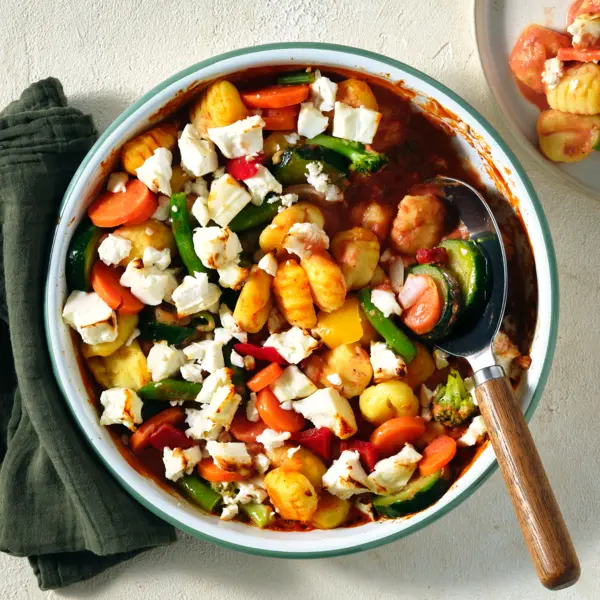 Gnocchi-Auflauf mit Feta