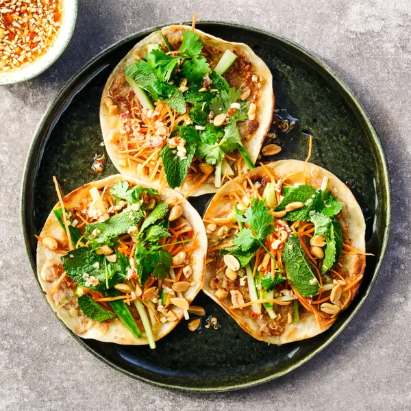 Smashed Tacos nach vietnamesischer Art