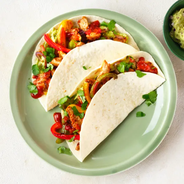 Veganer Fajita Wrap