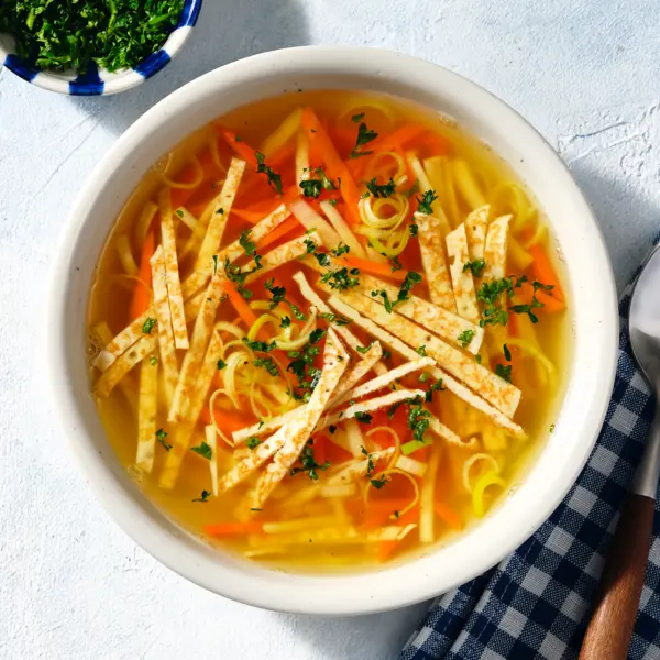 Schnelle Flädlesuppe