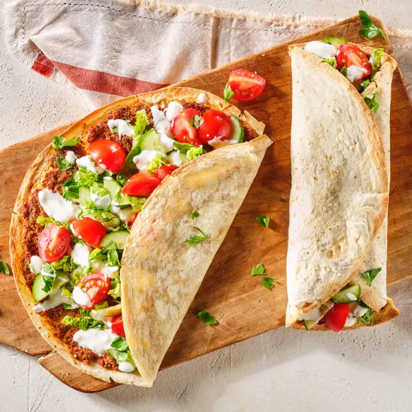 Einfacher Lahmacun-Wrap