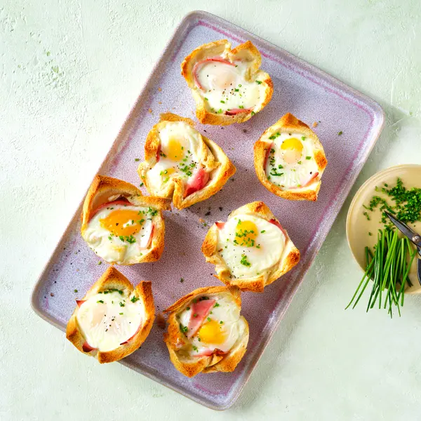 Einfache Frühstück-Muffins