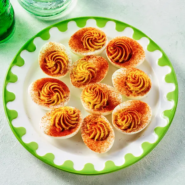 Gefüllte Eier mit Curry