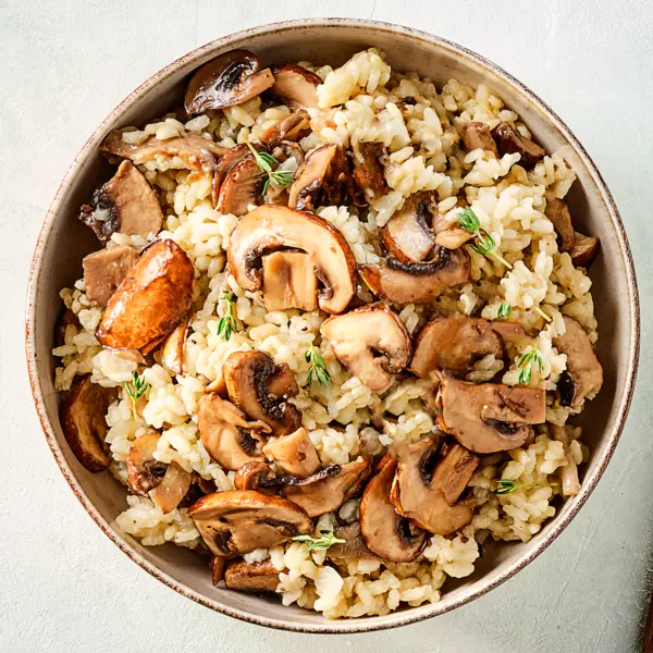 Einfaches Pilz-Risotto