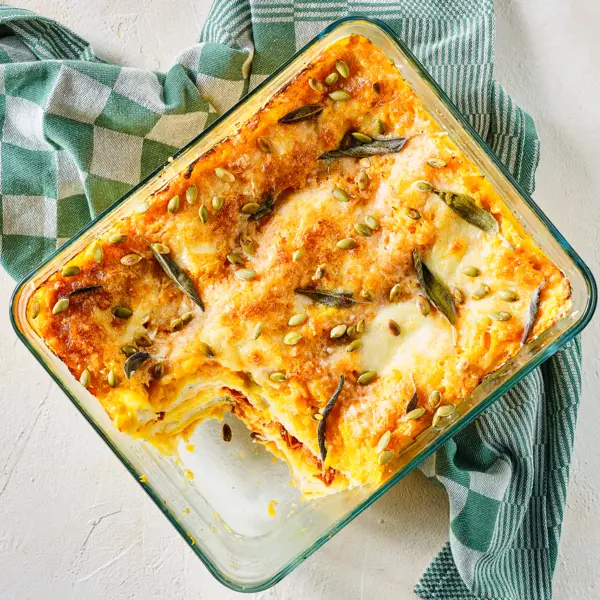 Herbstliche Kürbislasagne