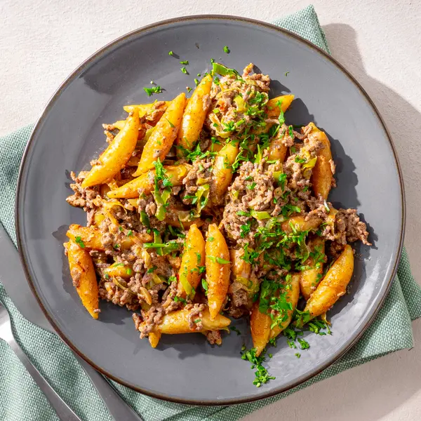 Schupfnudel-Hack-Pfanne