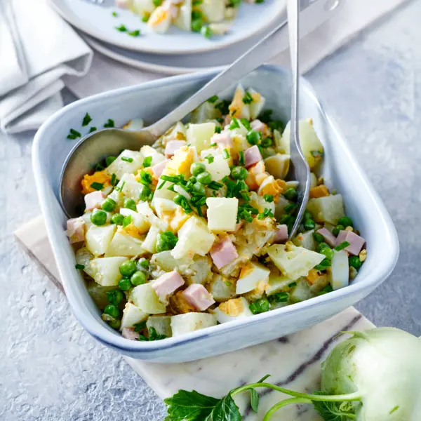 Kohlrabi-Eier-Salat