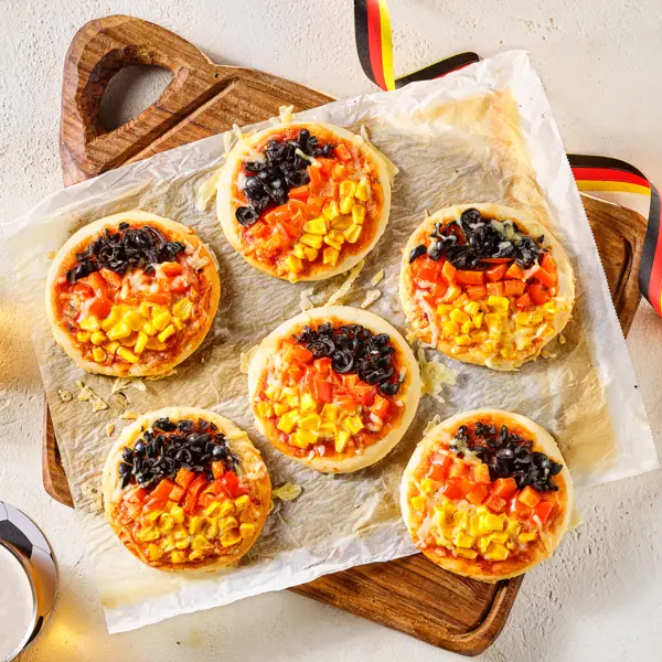 Deutschland Mini-Pizzen