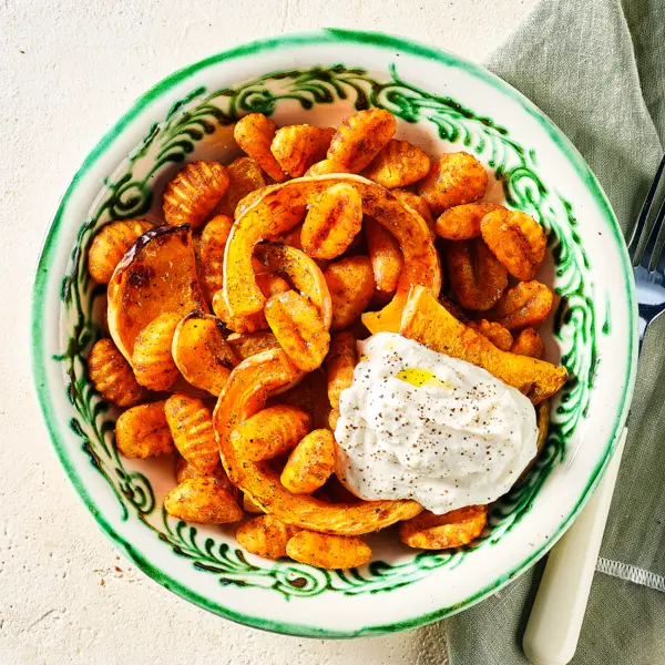 Gnocchi vom Blech mit Kürbis