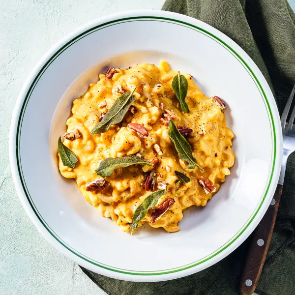 Mac and Cheese mit Kürbis