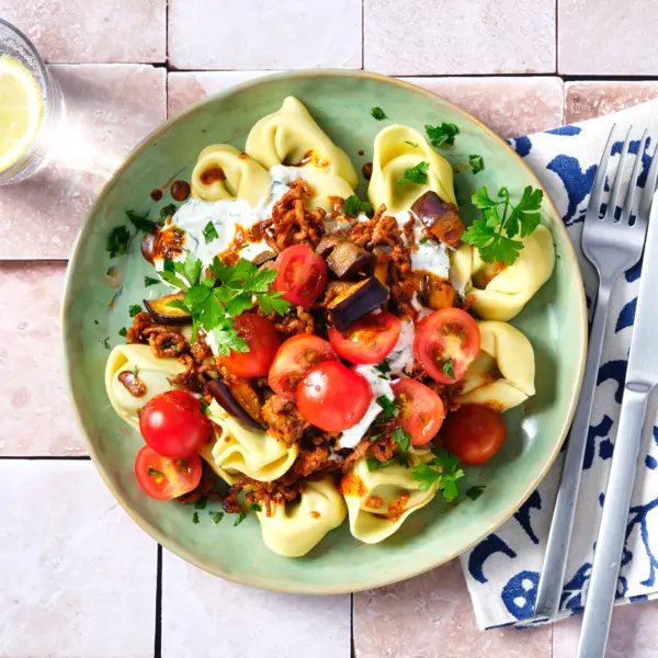 Tortelloni nach türkischer Art