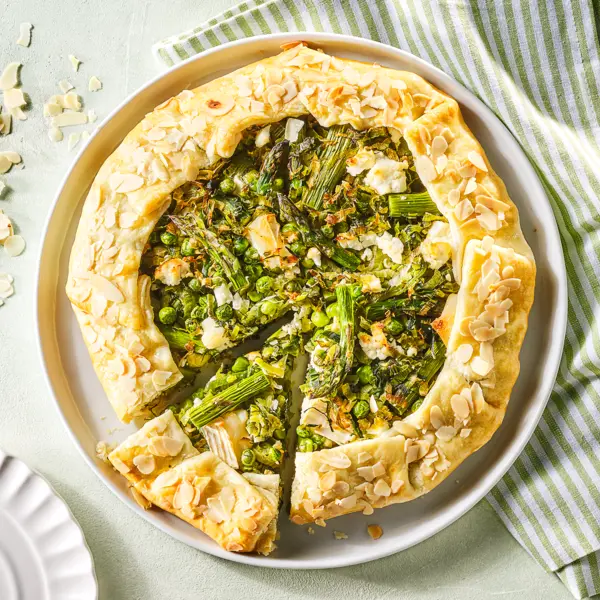 Grüne Gemüse-Galette