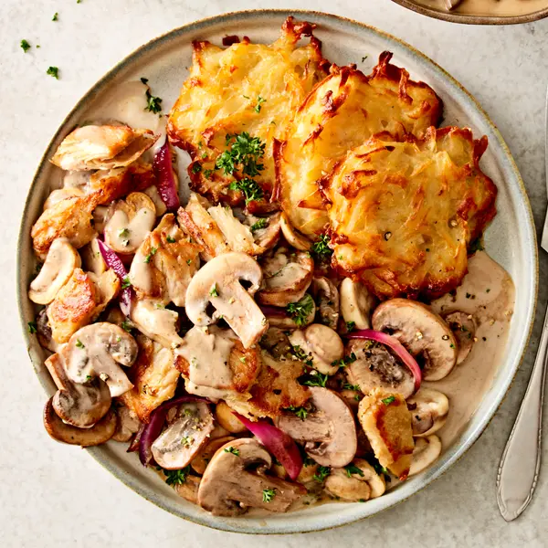 Veganes Zürcher Geschnetzeltes