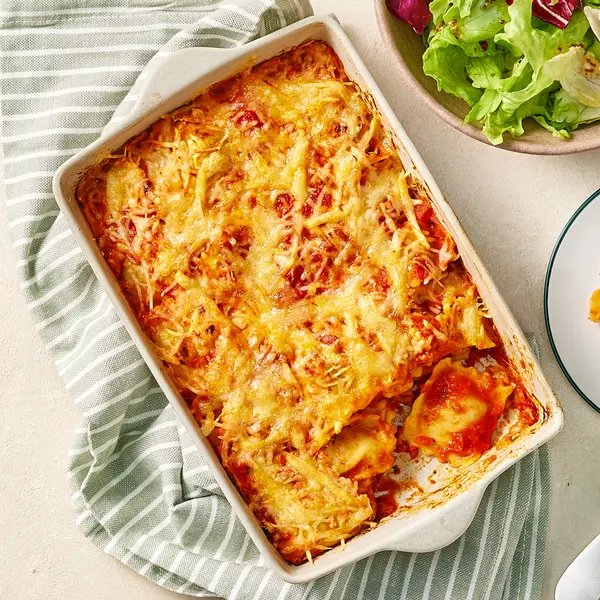 Schneller Ravioliauflauf