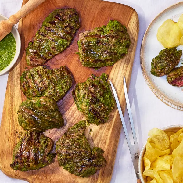 Mariniertes Steak für auf den Grill