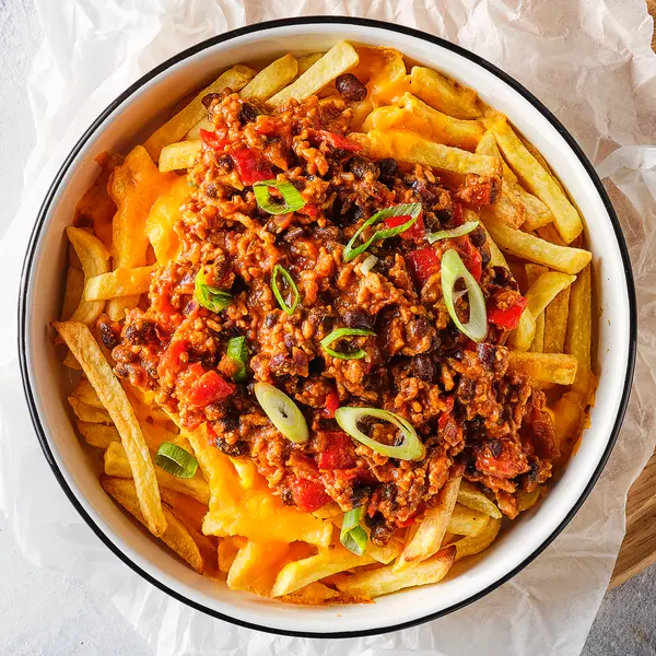 Chili Cheese Fries aus dem Airfryer