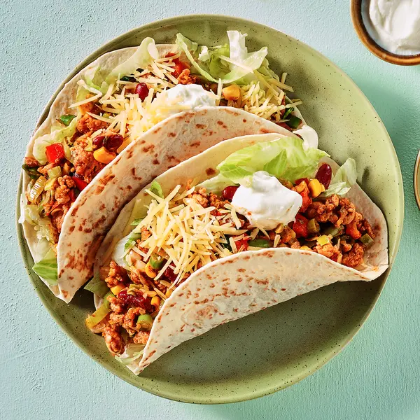 Tacos mit Putenhackfleisch