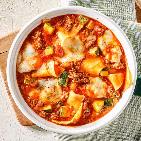 Schnelle Pfannenlasagne