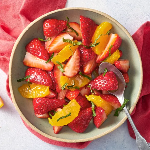 Erdbeer-Orangen-Salat
