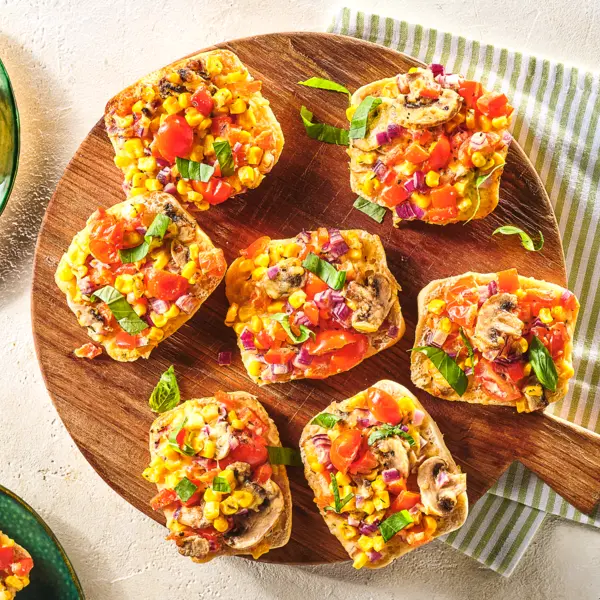 Pizzabrötchen vegetarisch