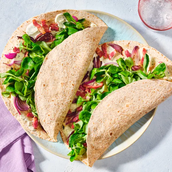 Flammkuchen-Wraps