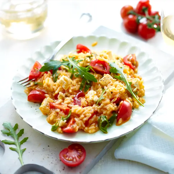 Rucola-Feta-Risotto