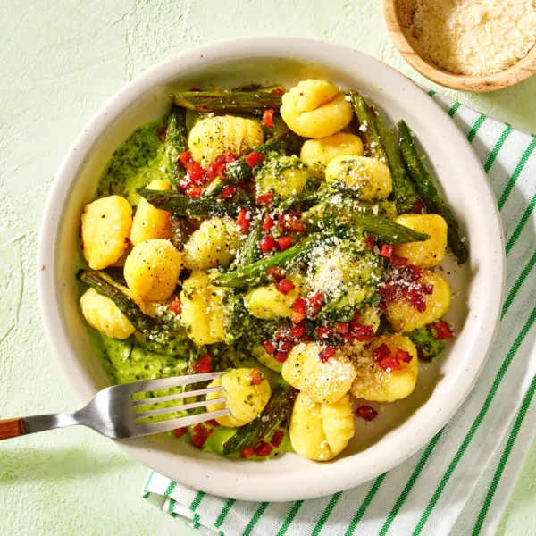 Gnocchi in Bärlauchsoße