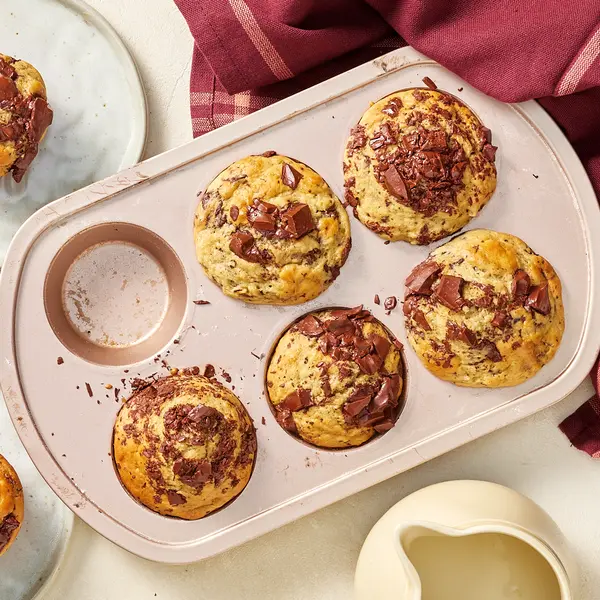 Schoko-Bananen-Muffins