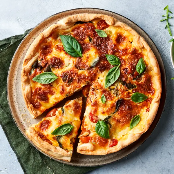 Quiche caprese