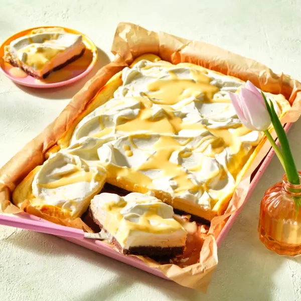 Eierlikör-Käsekuchen vom Blech