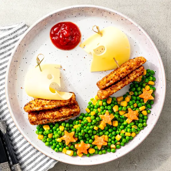 Fischstäbchen Schiffchen