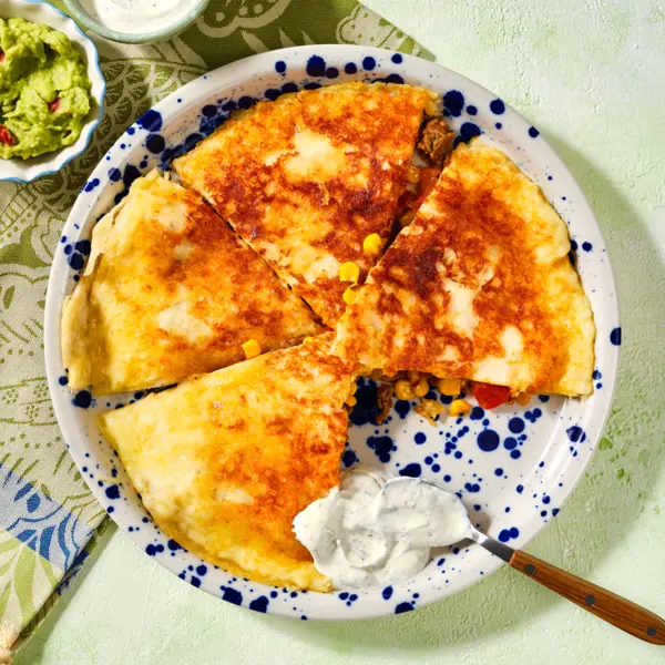 Käsige Quesadillas con carne