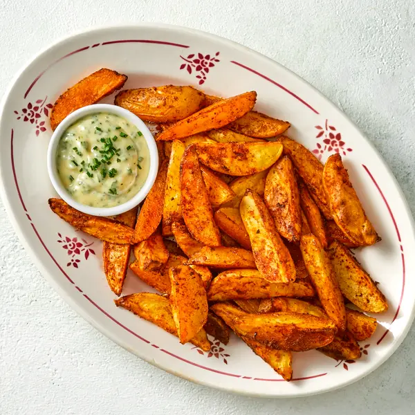 Kartoffeln mit Kräutermayo