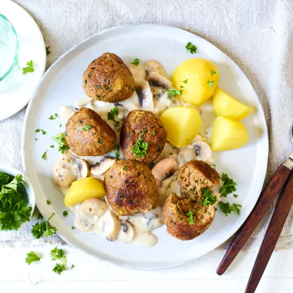 Köttbullar mit Pilzsauce