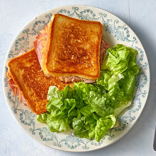 Käse-Schinken-Sandwich